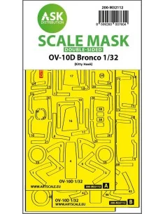 OV-10D Bronco double-sided express fit mask for Kitty Hawk, 1/32 - ...