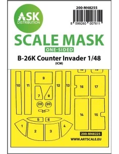 B-26K Counter Invader one-sided express fit mask for ICM, 1/48 - Ar...