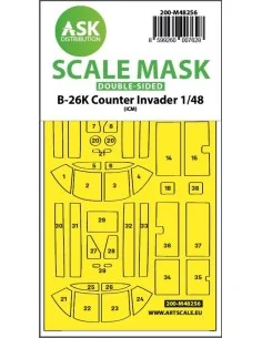 B-26K Counter Invader double-sided express fit mask for ICM, 1/48 -...