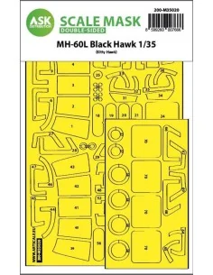 MH-60L Black Hawk double-sided express fit painting mask for Kitty ...
