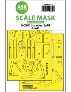 B-26C Invader double-sided express fit mask for Revell, 1/48 - Art ...