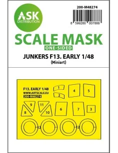 Junkers F 13 early production one-sided express fit mask for Miniar...