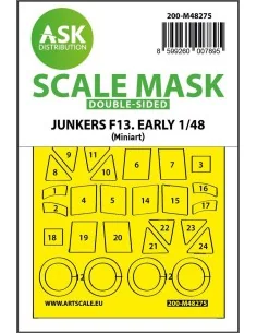 Junkers F-13 double-sided express fit mask for Miniart, 1/48 - Art ...