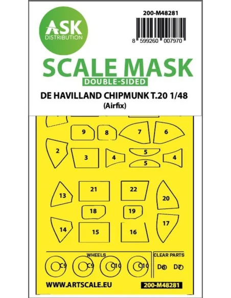 [NO_DESC] De Havilland Chipmunk T.20 double-sided express fit mask ...