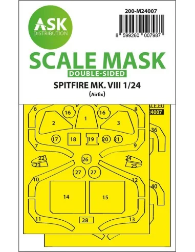 [NO_DESC] Spitfire Mk.VIII double-sided express fit masks for Airfi...
