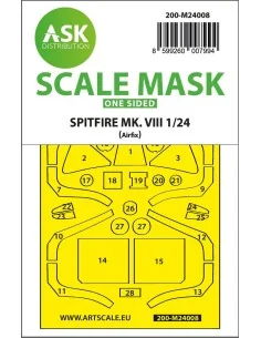 Spitfire Mk.VIII one-sided express fit masks for Airfix, 1/24 - Art...
