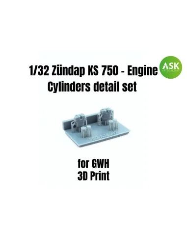 [NO_DESC] Zündap KS 750 - Engine Cylinders detail set for Great Wal...