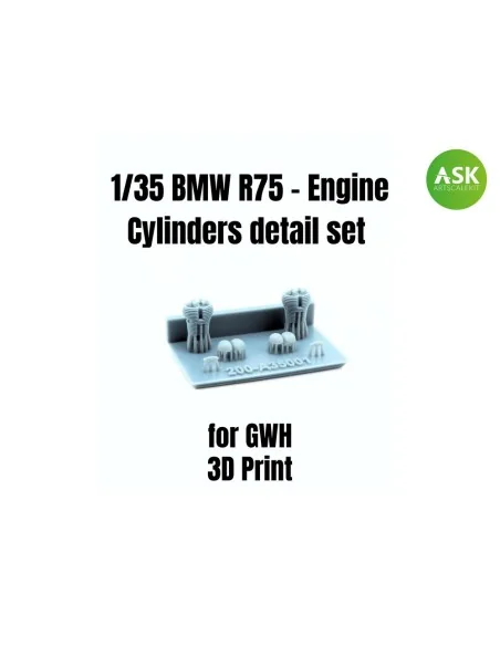 [NO_DESC] BMW R75 - Engine Cylinders detail set for Great Wall Hobb...