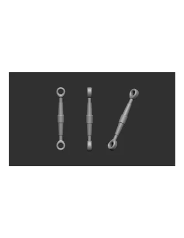 Turnbuckles 50 pcs: 5, 5mm / 0, 9mm, 1/48 - Art Scale Kit 200-A48006