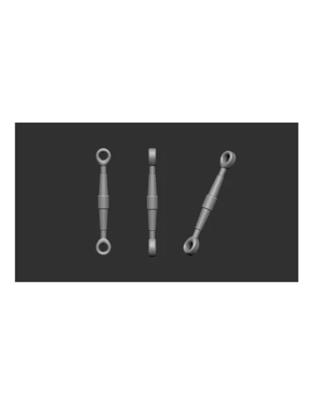 Turnbuckles 50 pcs: 5, 5mm / 0, 9mm, 1/48 - Art Scale Kit 200-A48006