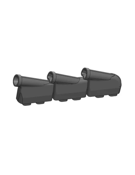 Hurricane Mk.I Exhausts round type 3Dprint for Arma Hobby, 1/72 - A...