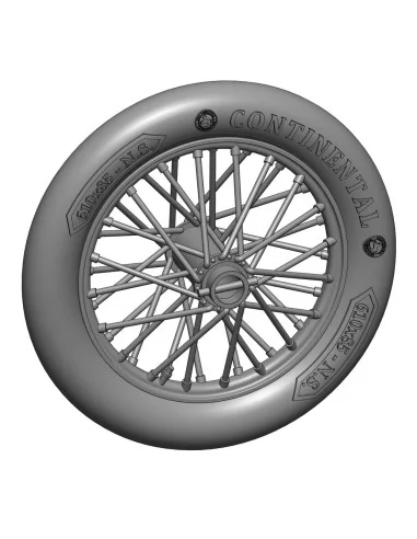 German 610x85 spoked wheels - 1 pair, 1/32 - Art Scale Kit 200-A32007