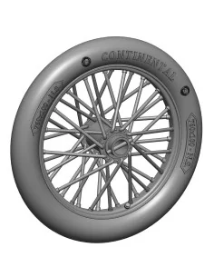 German 760x100 spoked wheels - 1 pair, 1/32 - Art Scale Kit 200-A32009