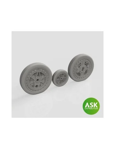 F-84F Wheels for Special Hobby, 1/72 - Art Scale Kit 200-A72023