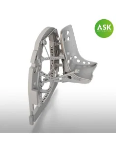 A6M Bulkhead with Seat in TOP position - 3D for Tamiya, 1/32 - Art ...