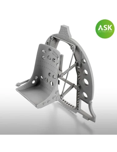 A6M Bulkhead with Seat in MIDDLE position - ASK 3D Print for Eduard...