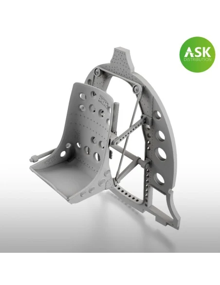 A6M Bulkhead with Seat in MIDDLE position - ASK 3D Print for Eduard...