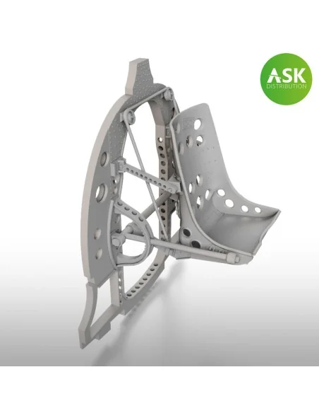 A6M Bulkhead with Seat in MIDDLE position - ASK 3D Print for Eduard...