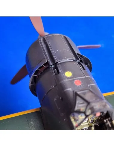 A6M2 Zero open engine cooling flaps with exhausts detail set - ASK ...
