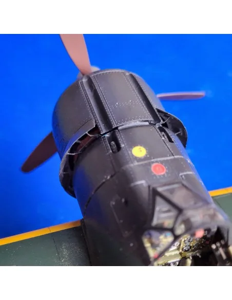 A6M2 Zero open engine cooling flaps with exhausts detail set - ASK ...