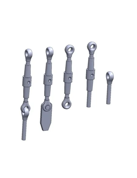 [NO_DESC] Rigging Turnbuckles - 4 types, 1/32 - Art Scale Kit 200-A...