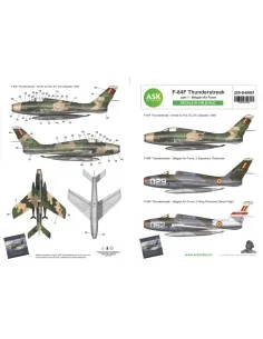 F-84F Thunderstreak part 1 - Belgian Air Force, 1/48 - Art Scale Ki... 2