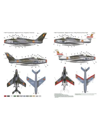 [NO_DESC] F-84F Thunderstreak part 1 - Belgian Air Force, 1/48 - Ar...