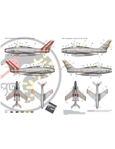 F-84F Thunderstreak part 2 - Armée de l´Air, 1/48 - Art Scale Kit 2...