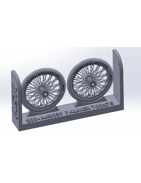 Palmer 700 x 85 spoked wheels, UK WWI, for Sopwith Camel, Sopwith P...