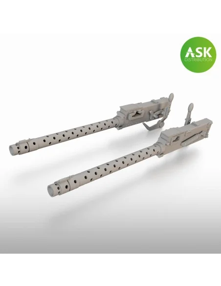 A6M Zero machine guns Type 97 7.7mm, 2 pc. - ASK 3D Print, 1/48 - A...