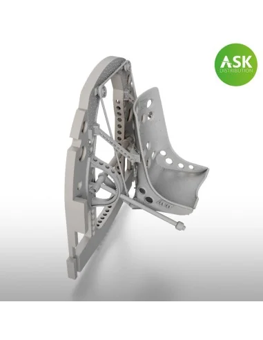 A6M Bulkhead with Seat in BOTTOM position - 3D for Tamiya, 1/32 - A...