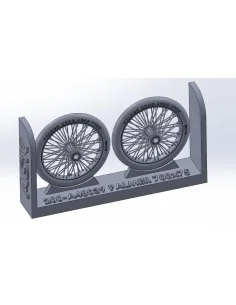 Palmer 700 x 85 wheels, UK WWI, for Sopwith Camel, Sopwith Pup, Sop...