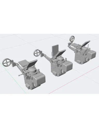Gun Sight Type 98 - Japan WWII, 3 pc. in three different sight vari...