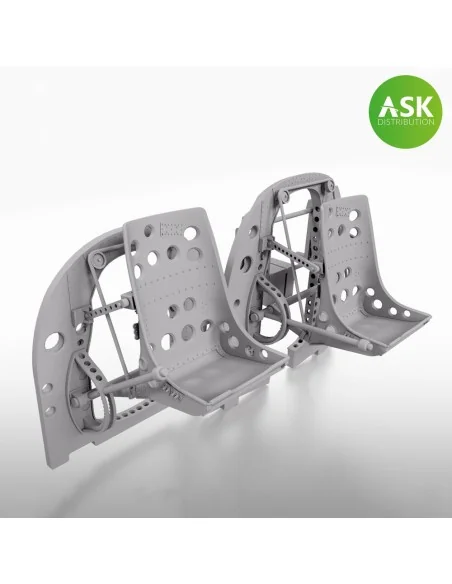 [NO_DESC] A6M2-K two Bulkheads with Seats set - ASK 3D Print for Ed...