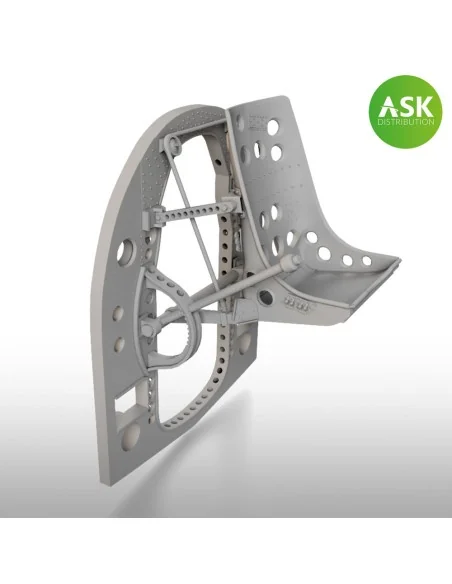A6M Bulkhead with Seat in TOP position - ASK 3D Print for Tamiya, 1...