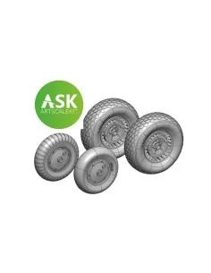 Me 262 Wheels detail set - 3D print for Arma Hobby, 1/72 - Art Scal...