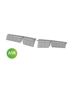 Me 262 flaps detail set - 3D print for Arma Hobby, 1/72 - Art Scale...
