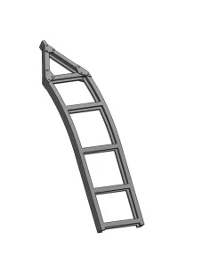 PBY Catalina - Crew ladder, 2 pc., 1/48 - Art Scale Kit 200-A48114 2
