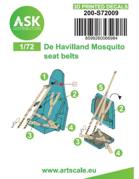 [NO_DESC] Mosquito - 3D printed decals by ASK, 1/72 - Art Scale Kit...