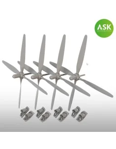 [NO_DESC] B-29 propeller set of 4 pc. and exhausts for Revell / Mon...