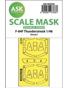 F-84F Thunderstreake double-sided express fit mask for Kinetic, 1/4...