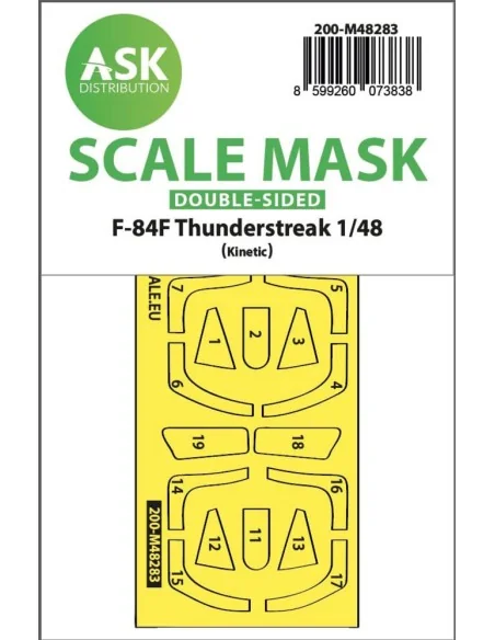 [NO_DESC] F-84F Thunderstreake double-sided express fit mask for Ki...