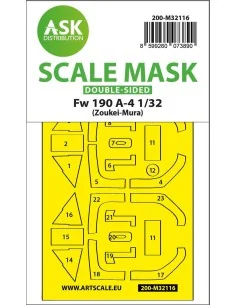 Fw 190A-4 double-sided express fit mask for Zoukei-Mura, 1/32 - Art...