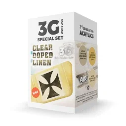 Clear Doped Linen SET 3G - AK Interactive AK11712