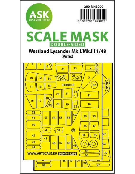 [NO_DESC] Lysander Mk.I / Mk.III double-sided express fit mask for ...
