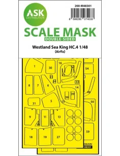 Westland Sea King HC.4 double-sided express fit mask for Airfix, 1/...