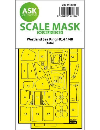 Westland Sea King HC.4 double-sided express fit mask for Airfix, 1/...