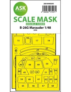 [NO_DESC] B-26G Marauder double-sided express fit mask for ICM, 1/4...