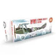 WWI German Aircraft Colors SET 3G - AK Interactive AK11710