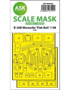 [NO_DESC] B-26B Marauder Flak Bait double-sided express fit mask fo...